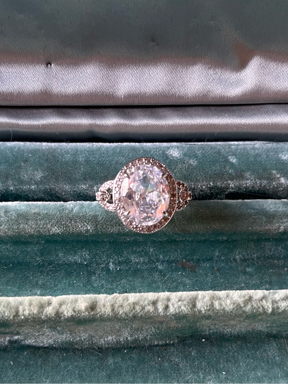 Diamond Cubic Zirconia Ring